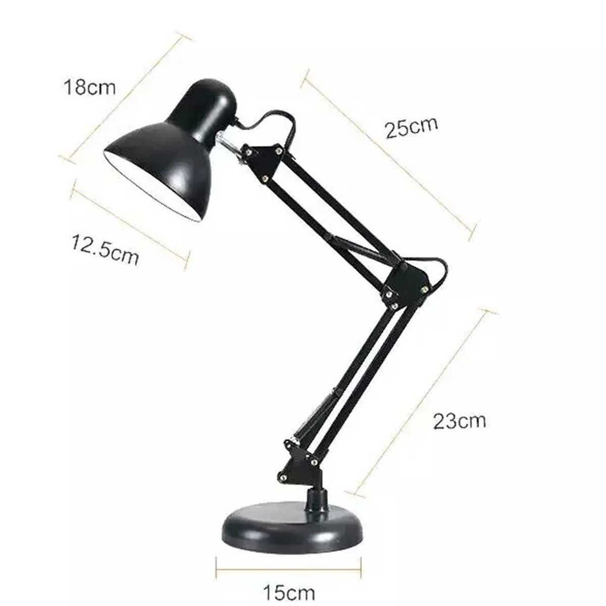 ONE PIXEL - Lampara De Mesa Para Escritorio Negro Mesa De Noche Elegante