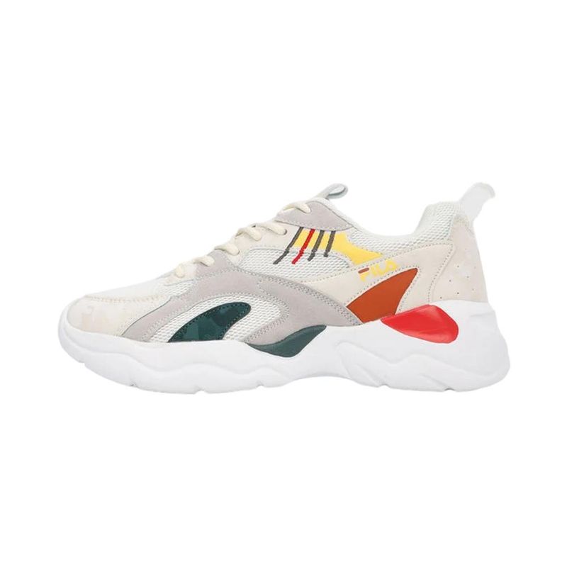 FILA - Tenis Fila Bister Lifestyle-Beige/Blanco