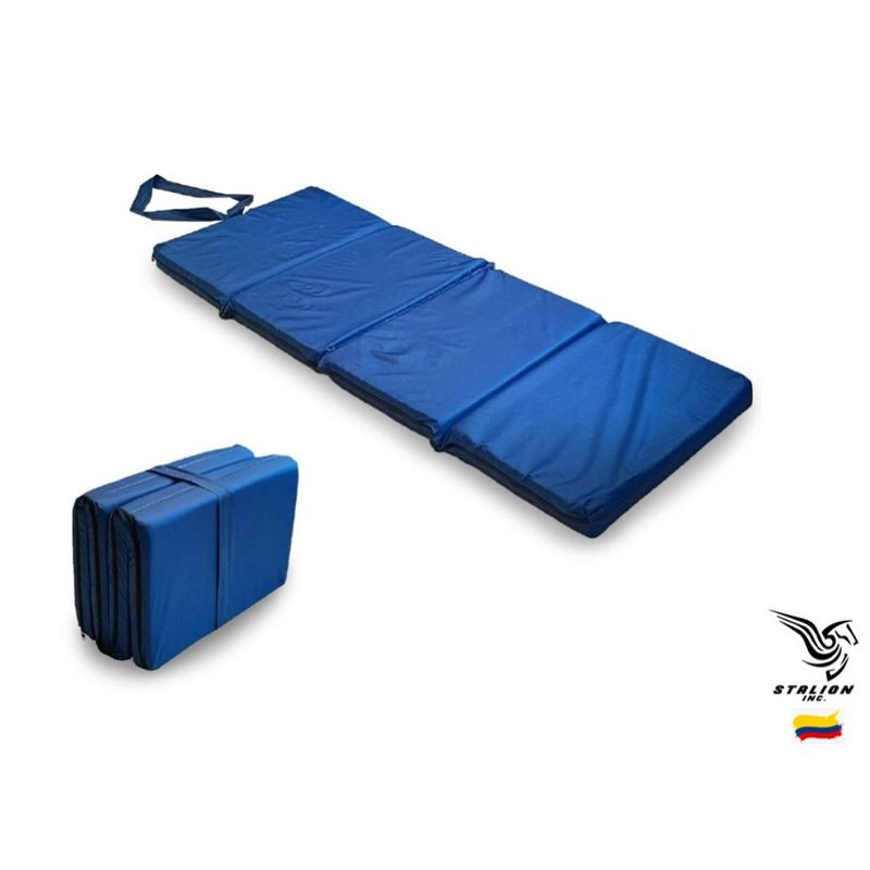 DORMILANDIA - Colchoneta camping plegable impermeable 180x65x7 cm