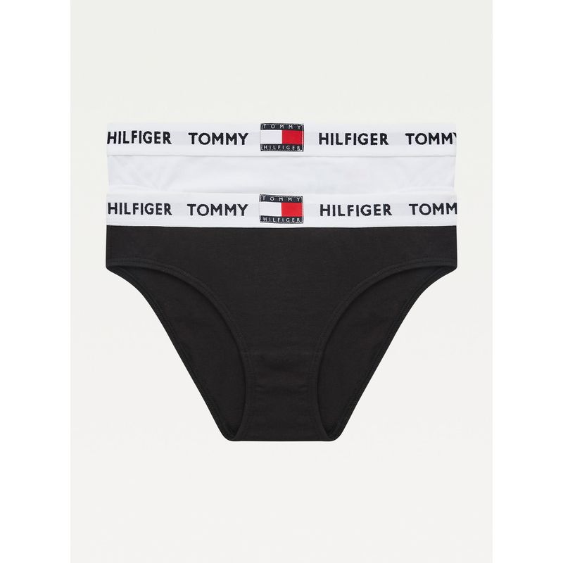 TOMMY HILFIGER - Pack De 2 Braguitas Tommy 85 Con Inscripción Niña Azul Hilfiger Tommy Hilfiger