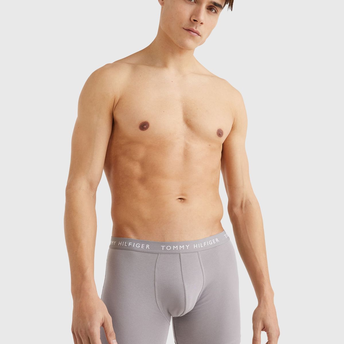 TOMMY HILFIGER - Pack De 3 Boxer Brief Ajustados En Algodón Tommy Hilfiger