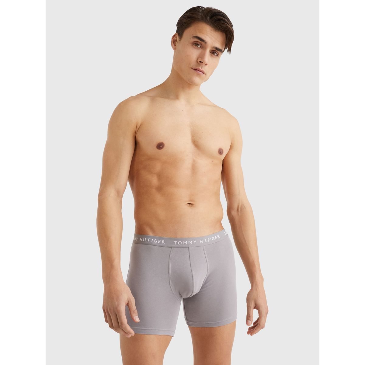TOMMY HILFIGER - Pack De 3 Boxer Brief Ajustados En Algodón Tommy Hilfiger