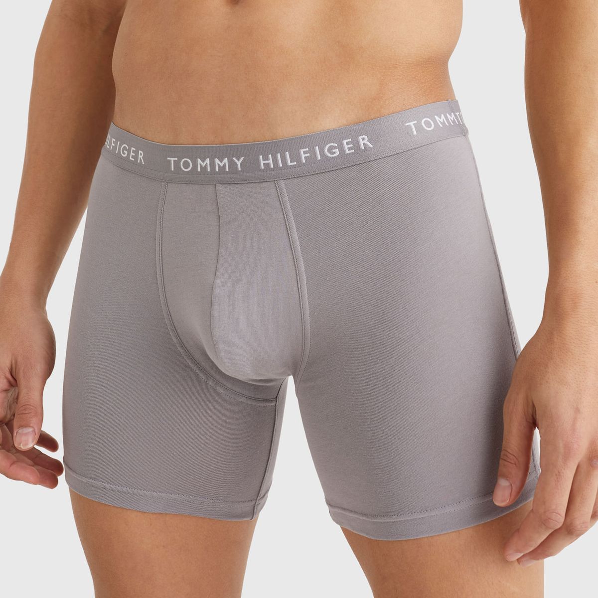 TOMMY HILFIGER - Pack De 3 Boxer Brief Ajustados En Algodón Tommy Hilfiger