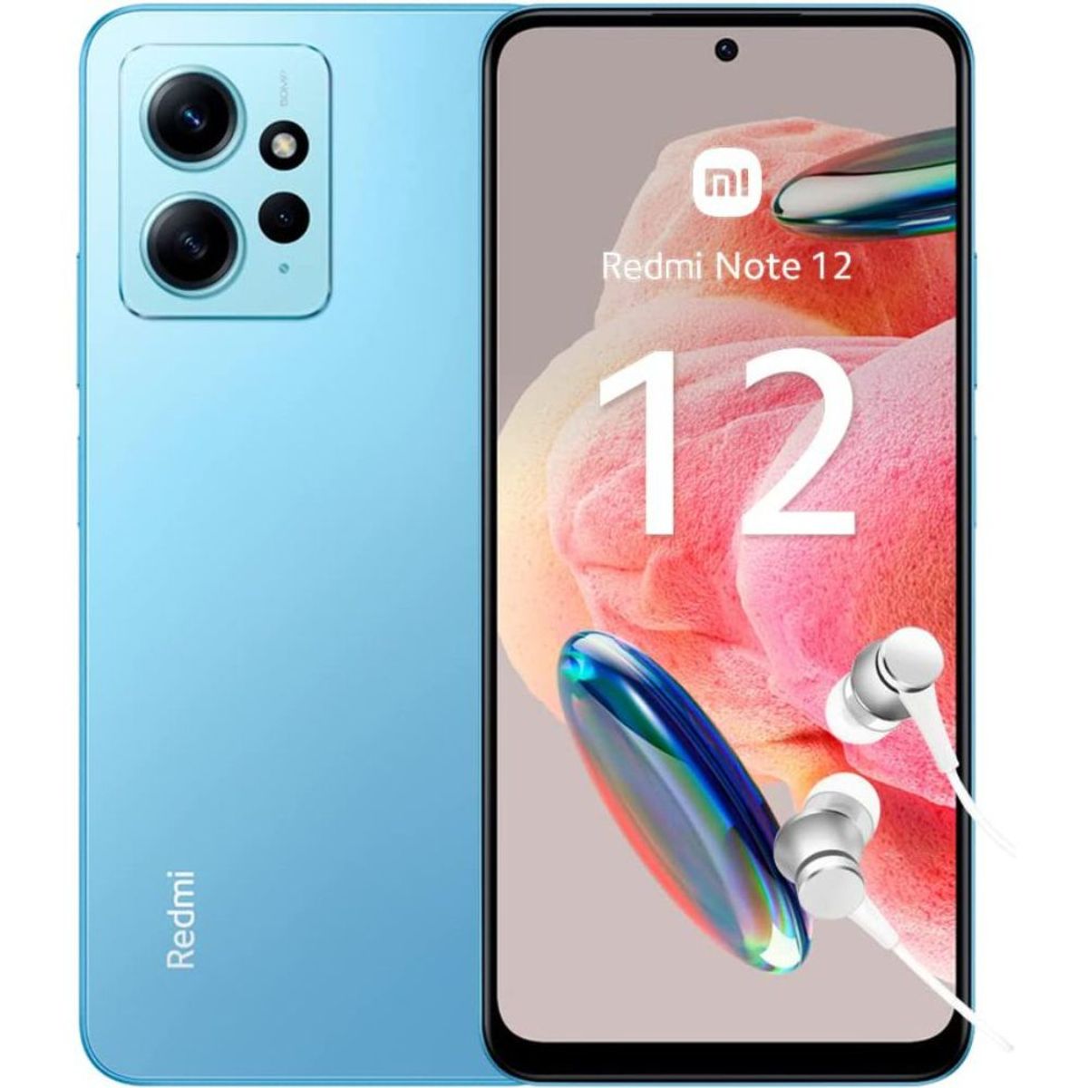 XIAOMI - Celular Xiaomi Redmi Note 12 Ice Blue RAM 4GB ROM 128GB