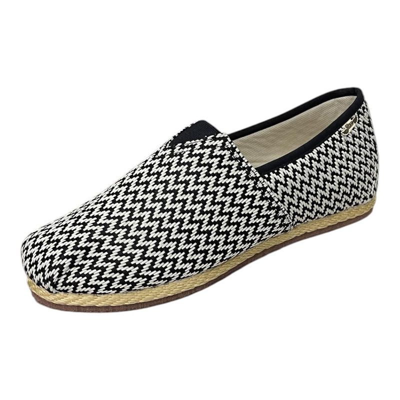 XIAN SHOES - Alpargata hombre zig zag yute