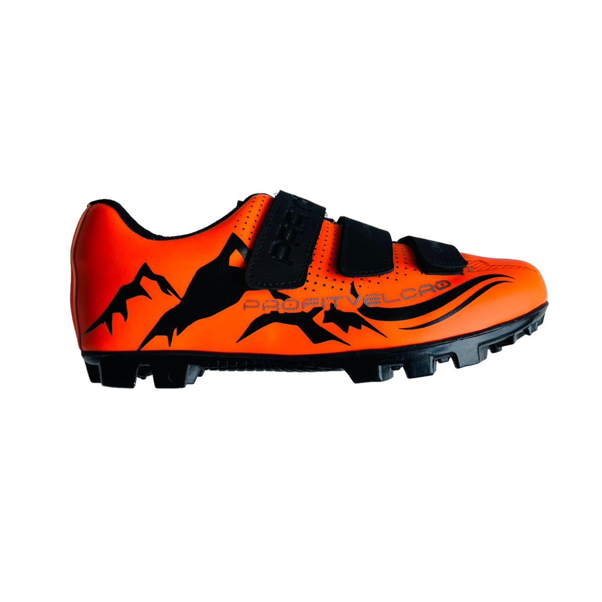 PAATAL - ZAPATILLAS DE CICLISMO MTB PROFIT VELCRO FORTE AMARILLO NEON PAATAL