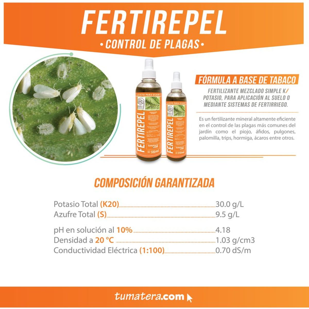 TUMATERA - Fertilizante Repelente x 250 ml