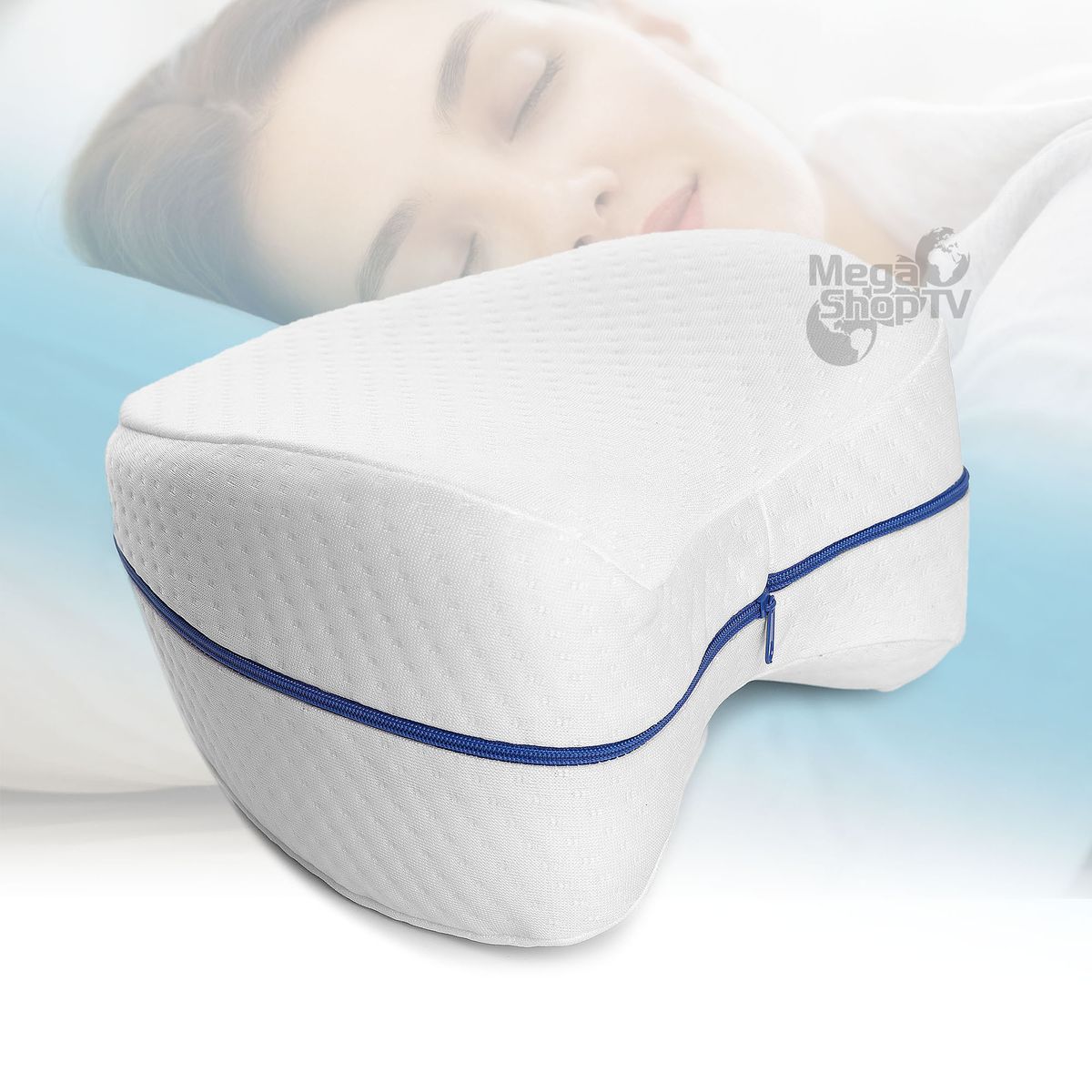 ENERGY PLUS - Almohada ortopédica de apoyo para piernas y rodilla cojín