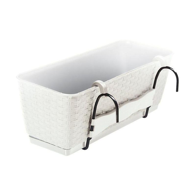 TUMATERA - Matera Balcón Ratolla 49 cm Blanco