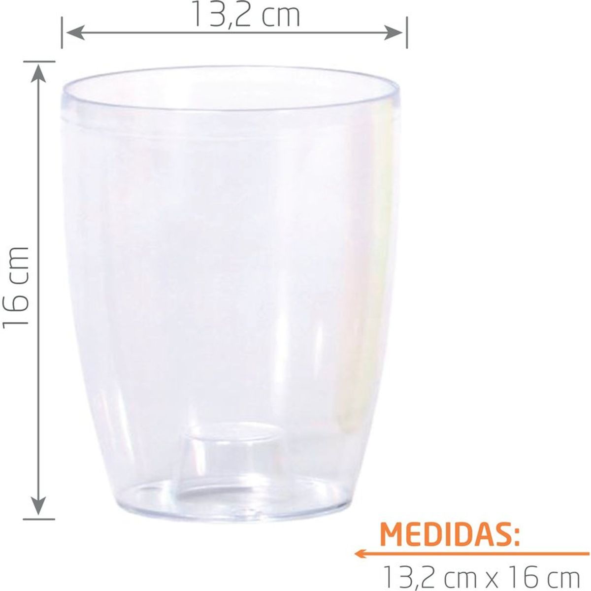 TUMATERA - Matera Orquidea Coubi 13 cm Transparente