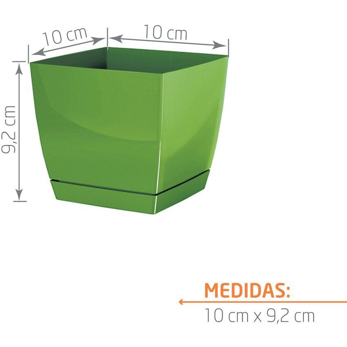 TUMATERA - Matera Coubi Square 10 cm Verde Oliva