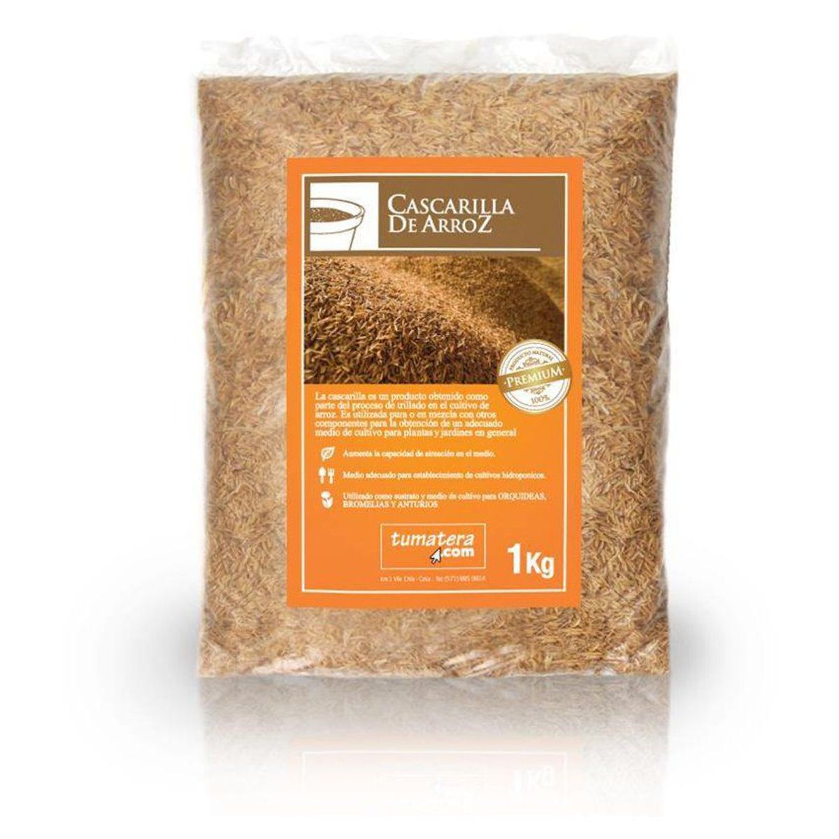 TUMATERA - Cascarilla de Arroz x 1 kg