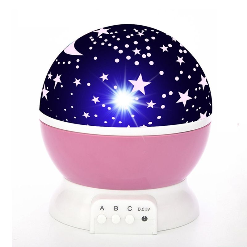 GENERICO - Lampara Estrellas Luna Proyector De Figuras Led Rgb