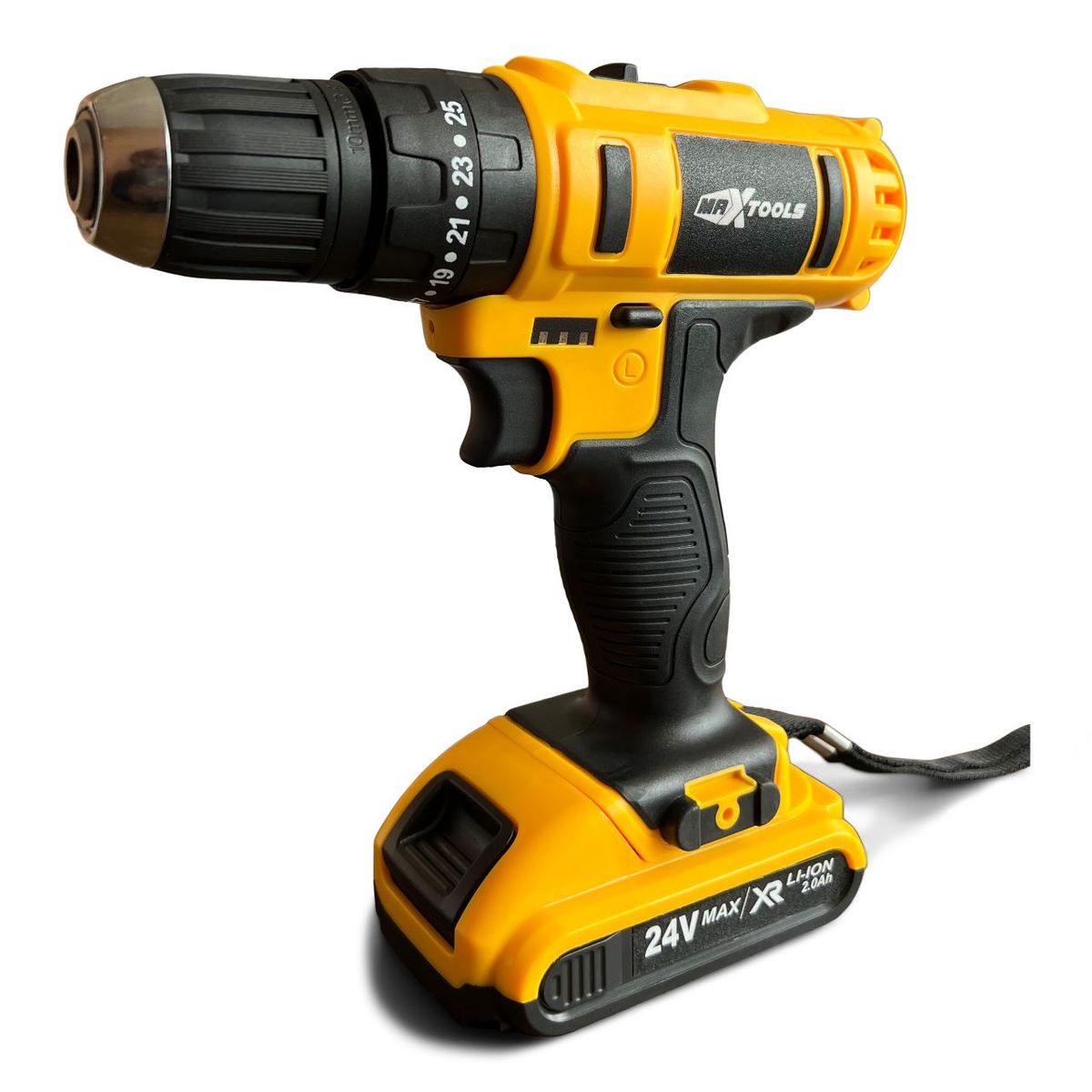 MAXTOOLS - Maxtools Taladro Atornillador Inalámbrico 10mm 12V Incluye Batería, 27 Piezas