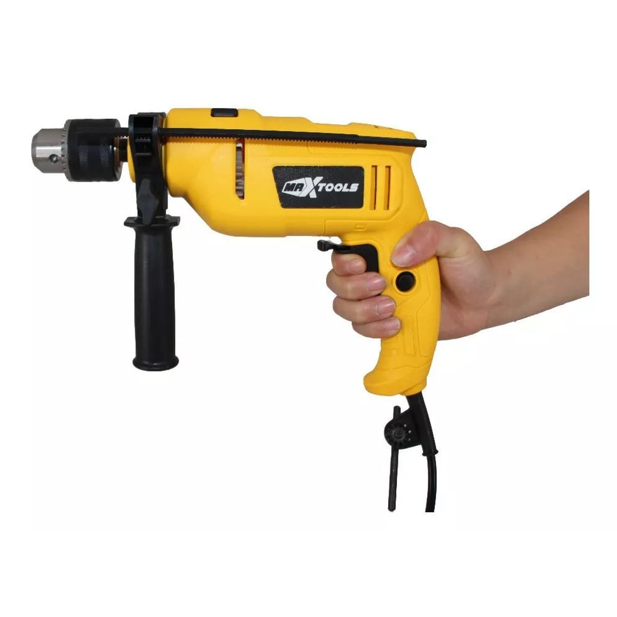 MAXTOOLS - Taladro Percutor Atornillador Eléctrico 13mm 650w Accesorios Maxtools