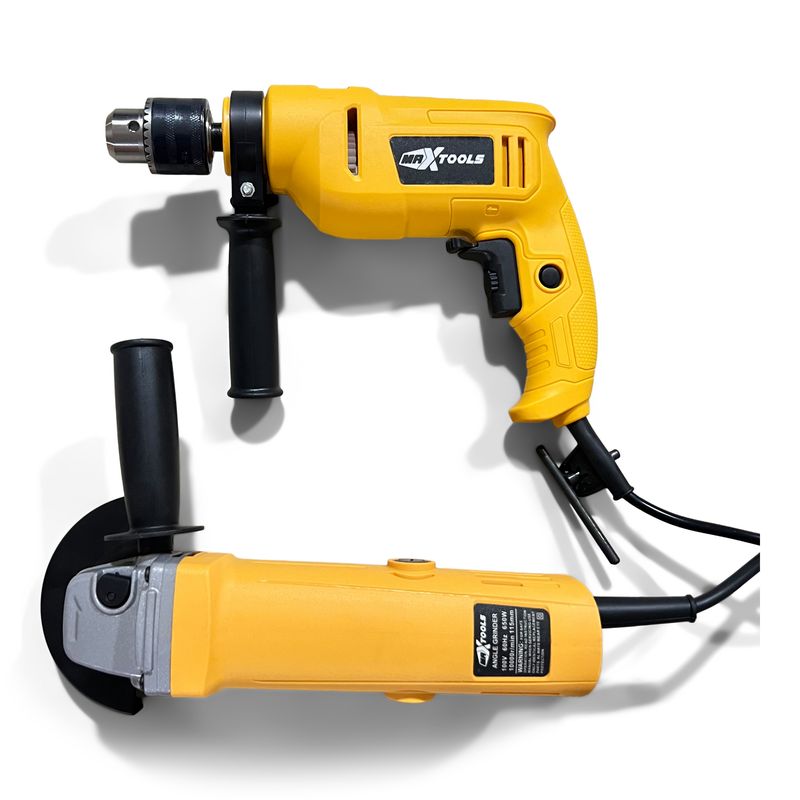 MAXTOOLS - Combo Taladro Percutor 650w 13mm 110vpulidora 650w Maxtools