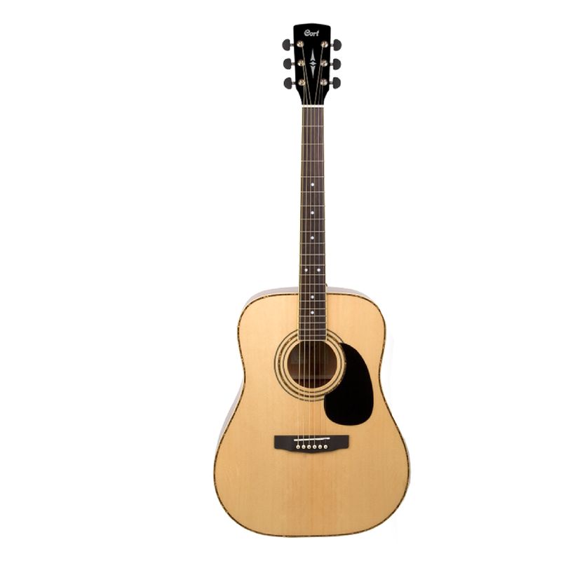 GENERICO - GUITARRA ACUSTICA CORT AD880 NATURAL MATE CON ESTUCHE.