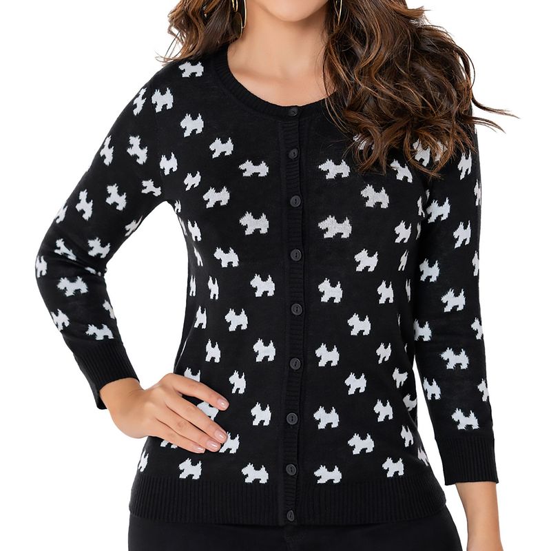 CROYDON - Saco naomi Negro-Blanco Croydon para Mujer