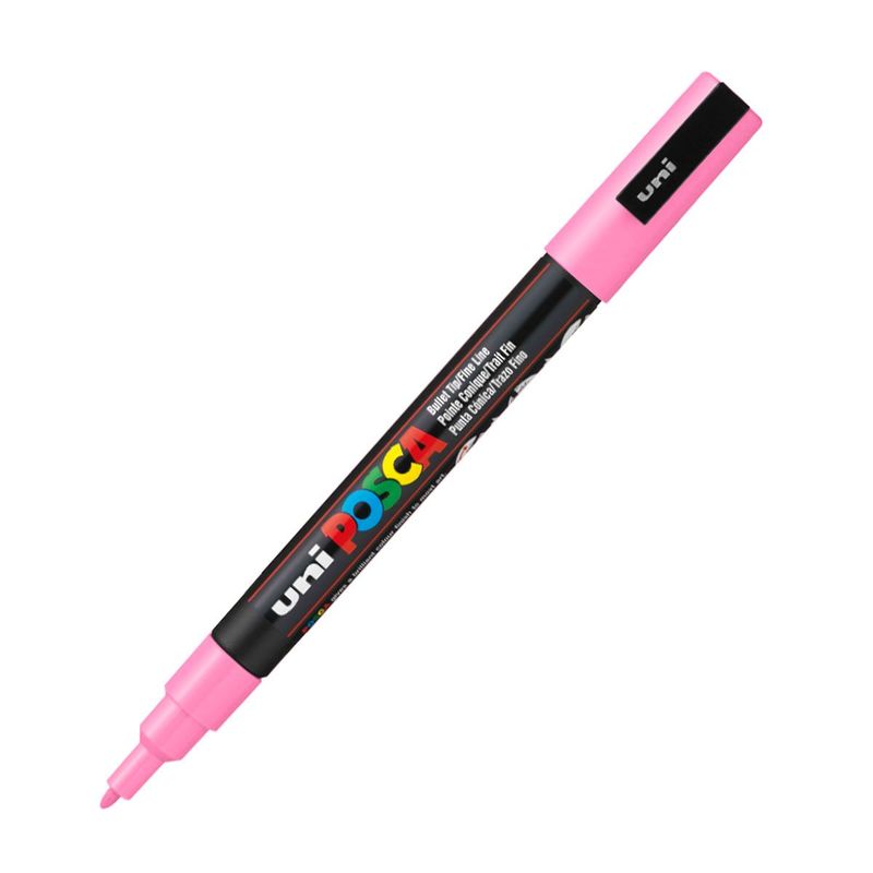 POSCA - Marcador Gráfico De Vinilo Posca Punta Pc-5m Rosa