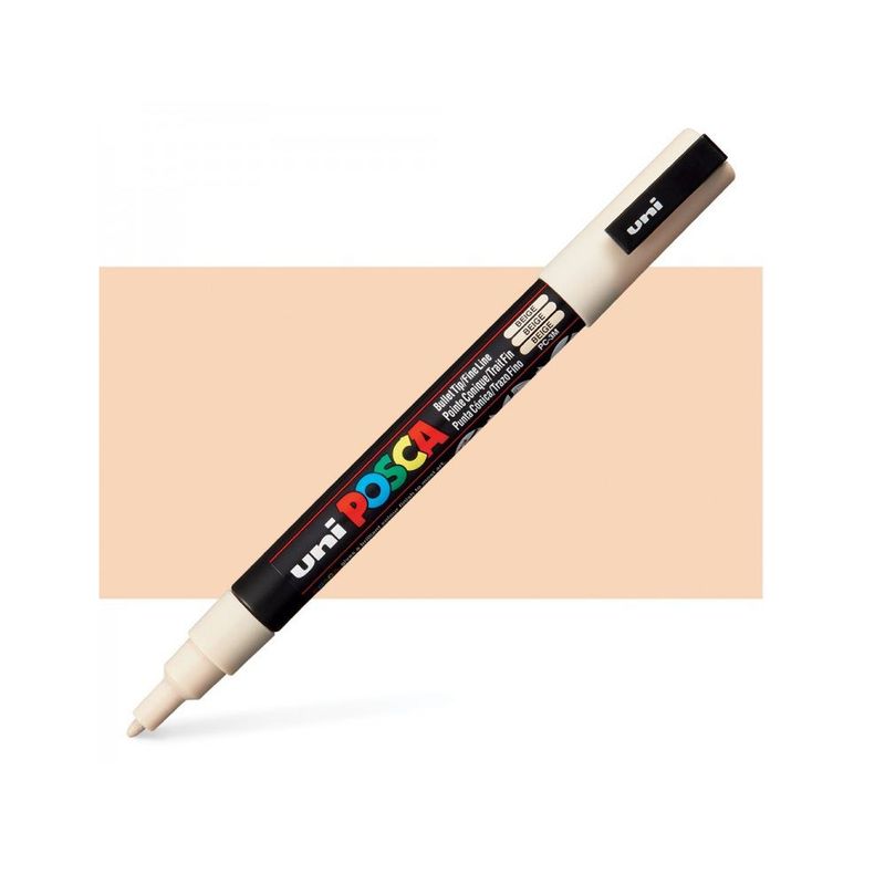 POSCA - Marcador Gráfico De Vinilo Posca Punta Pc-5m Beige