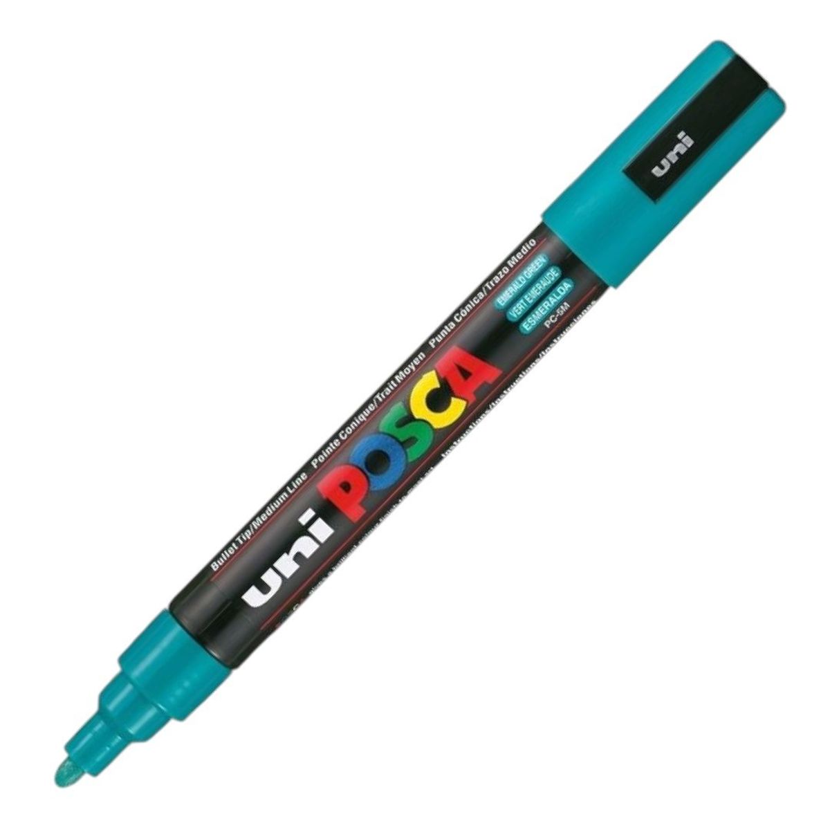 POSCA - Marcador Gráfico De Vinilo Posca Pc-5m Verde Esmeralda