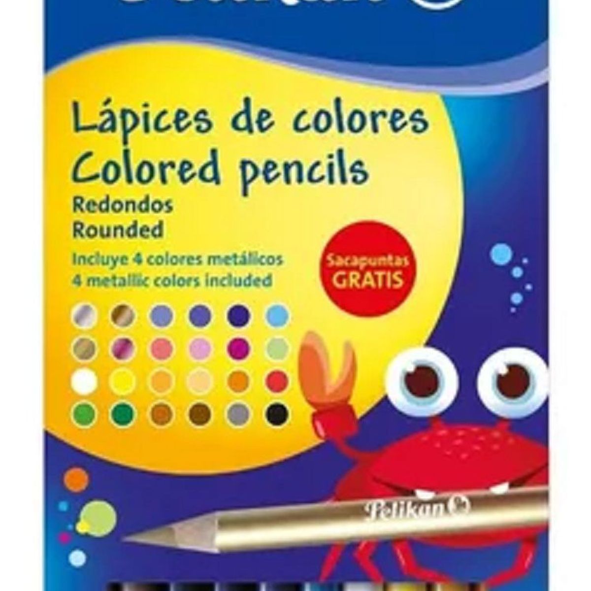 PELIKAN - Colores Redondos X 24 + Tajalapiz Pelikan
