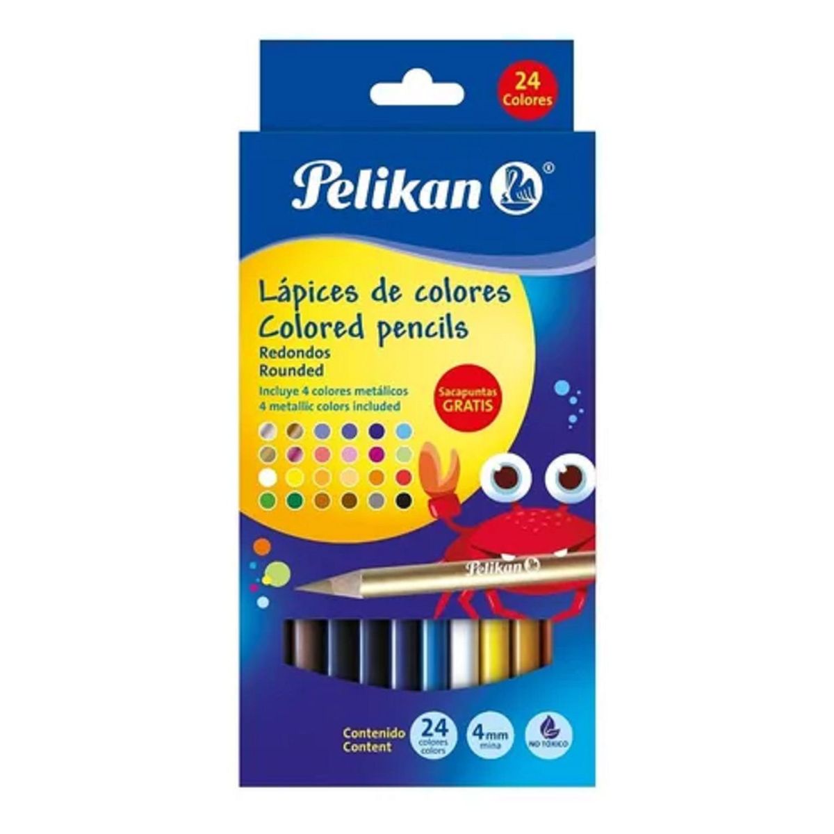 PELIKAN - Colores Redondos X 24 + Tajalapiz Pelikan