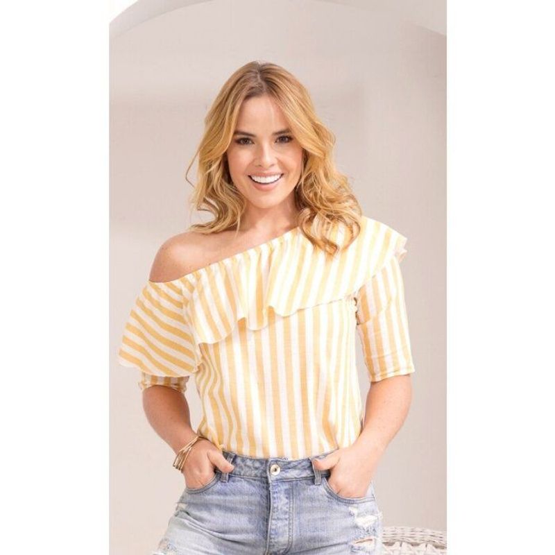 FIORY - Blusa De Un Solo Hombro 2755 Fiory