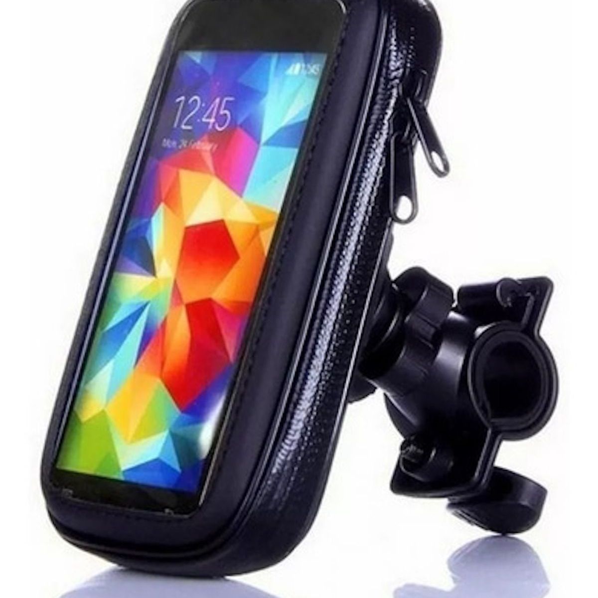 GENERICO - Soporte Porta Celular Moto Bolso Impermeable Estuche Bici
