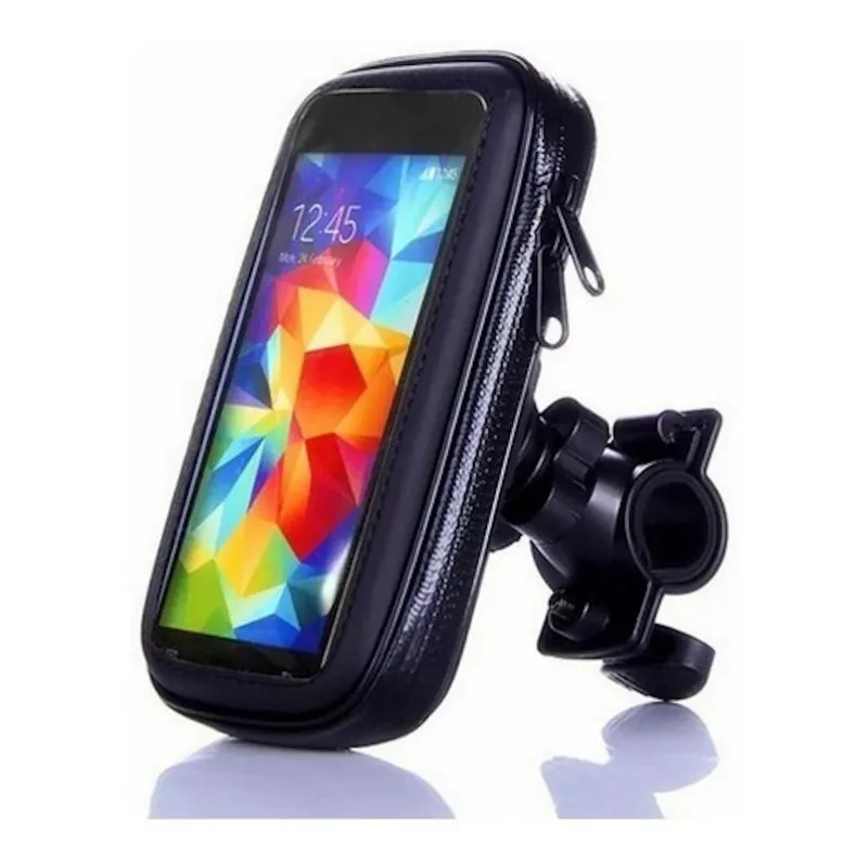 GENERICO - Soporte Porta Celular Moto Bolso Impermeable Estuche Bici