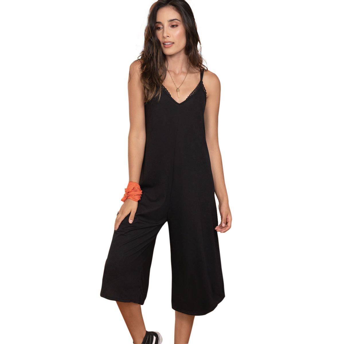 RUTTA - Enterizo Largo Para Mujer Negro Rutta