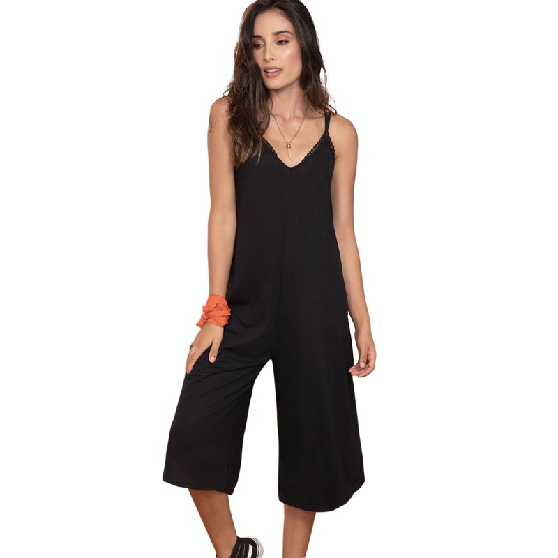 RUTTA - Enterizo Largo Para Mujer Negro Rutta