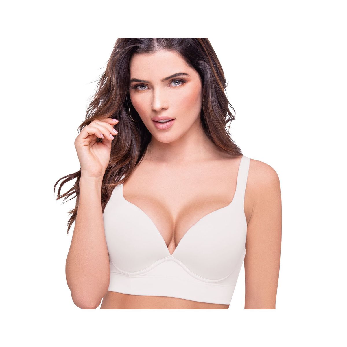 FORMAS INTIMAS - Bustier Adulto Femenino Blanco FI