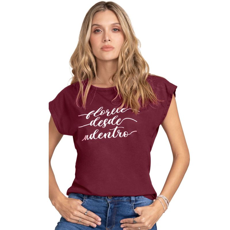 RUTTA - Camiseta Mujer Vinotinto Rutta 77902