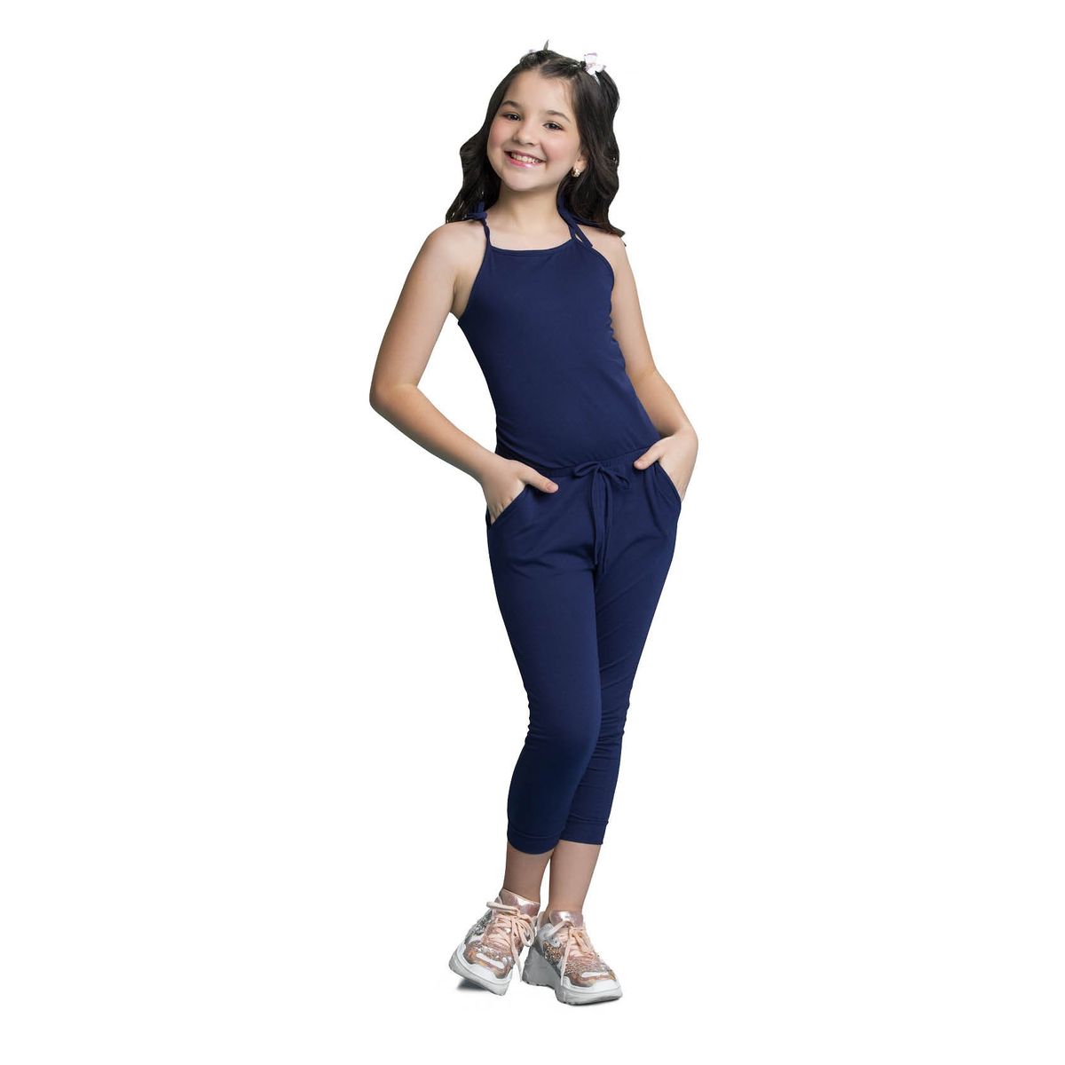 MARKETING PERSONAL - Enterizo Para Niña Azul Navy MP