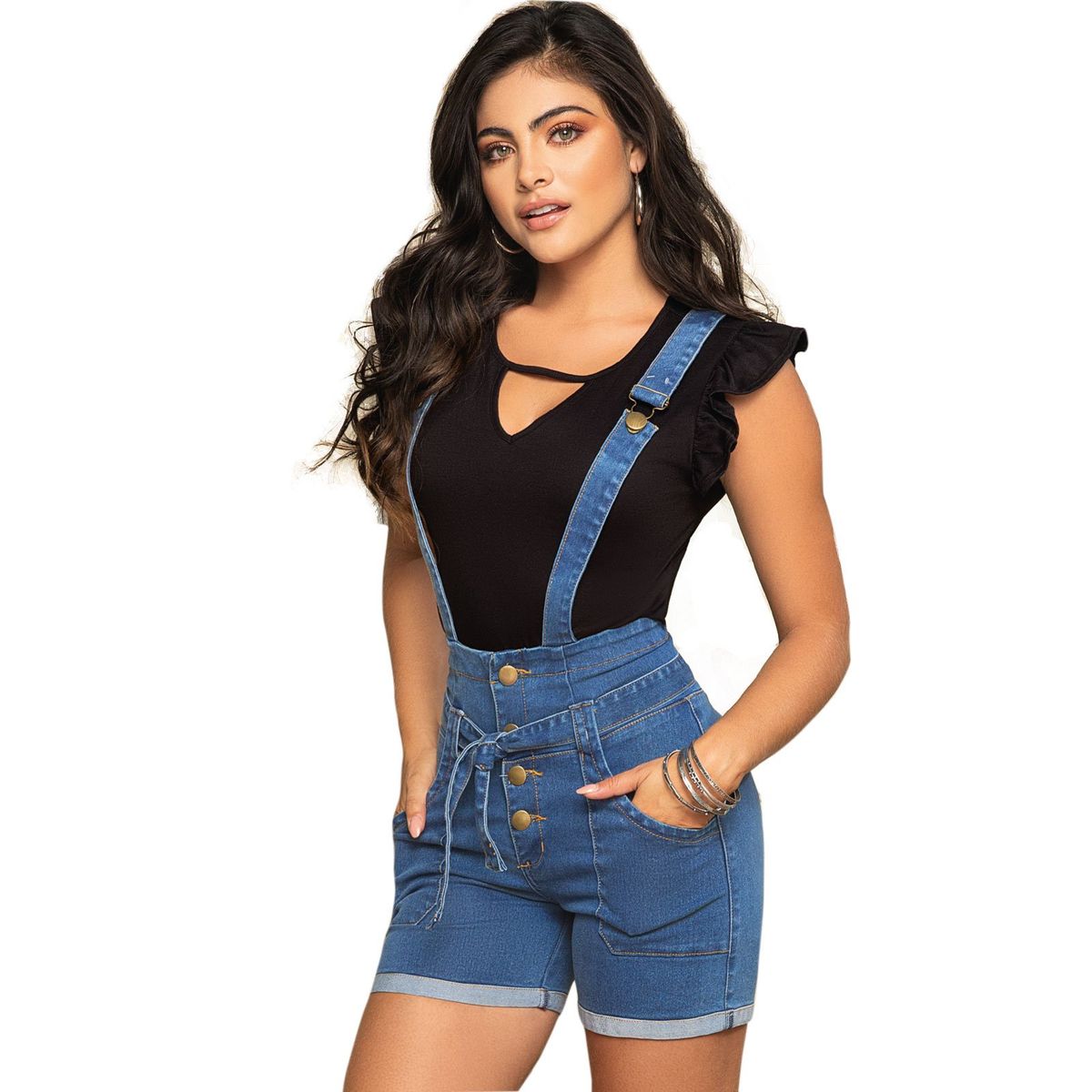 MARKETING PERSONAL - Overall Mujer Azul Mp 78869