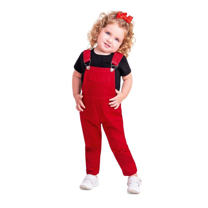 MARKETING PERSONAL - Overall Bebe Femenino Rojo MP