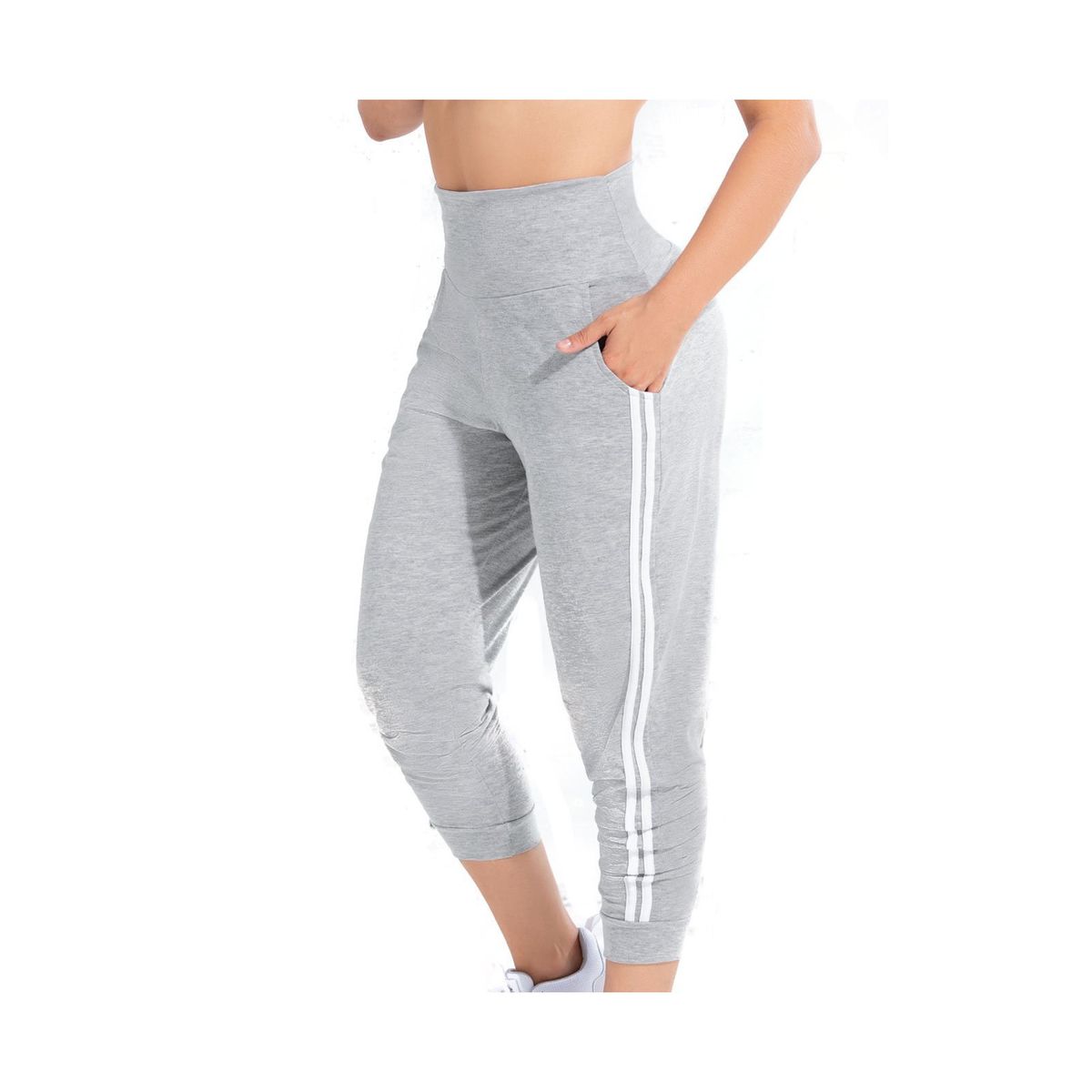 FORMAS INTIMAS - Pantalón Sudadera Mujer Gris FI 77685