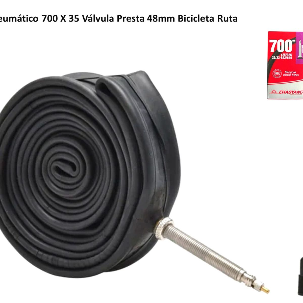 CHAOYANG - Neumático Chaoyang 700 X 25 Válvula 48mm Bicicleta Ruta