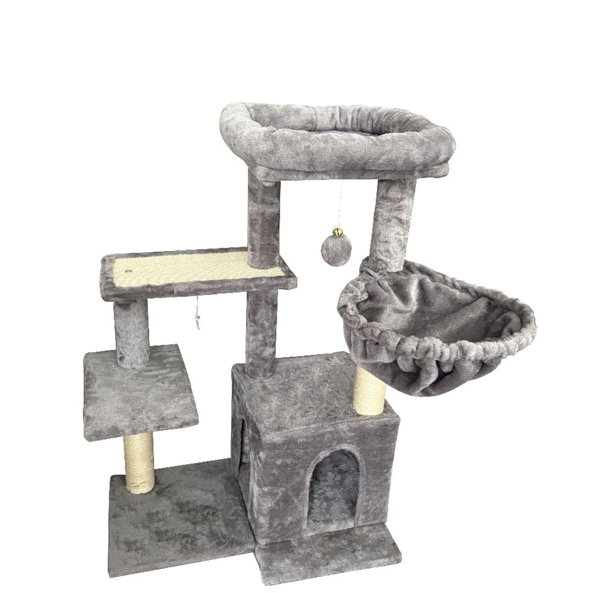 WOOD PETS - Maos Pets Gimnasio Rascador Para Gatos + Obsequio