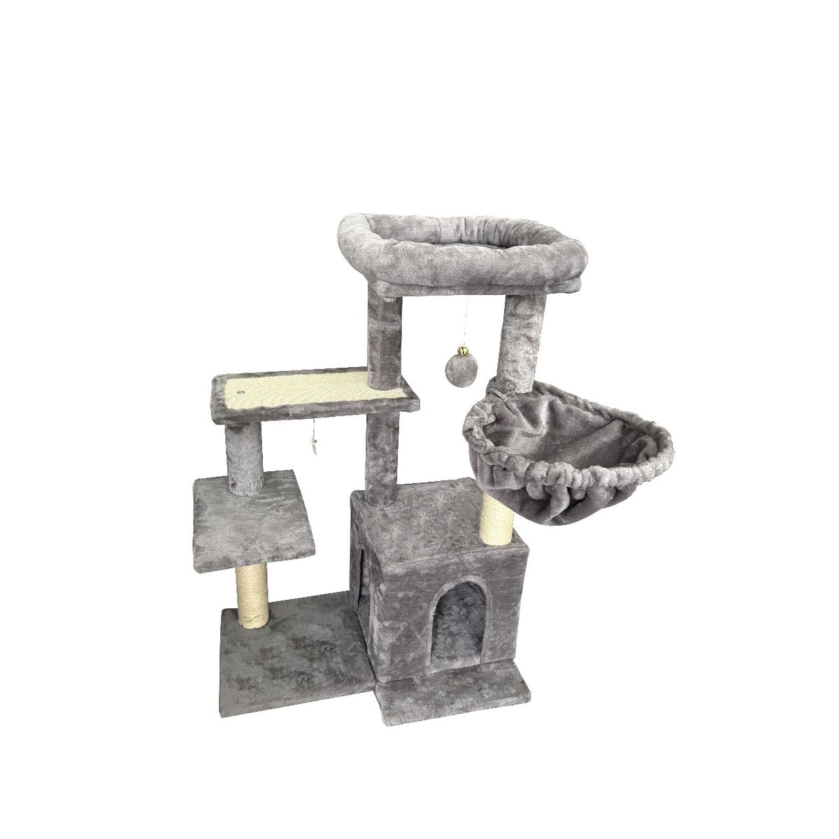 WOOD PETS - Maos Pets Gimnasio Rascador Para Gatos + Obsequio