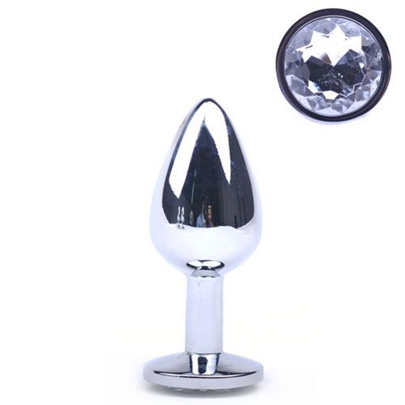 LUST - Plug Acostumbrador Anal Metálico Con Joya
