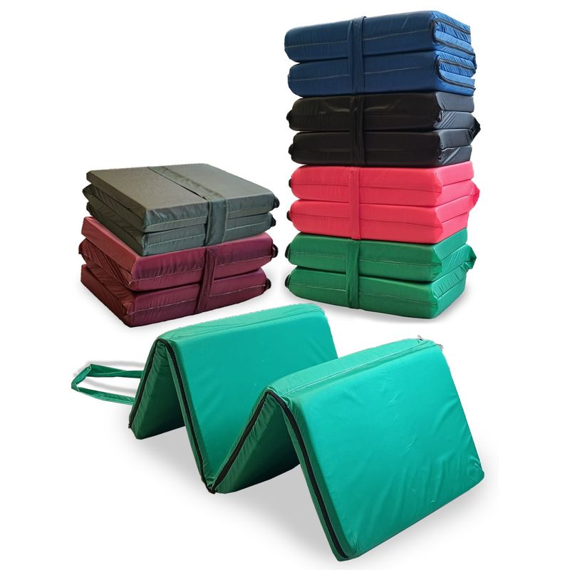 STALION - Colchoneta camping plegable impermeable 180x65x7 cm