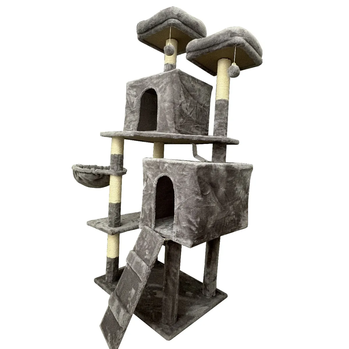WOOD PETS - Maos Pets Gimnasio Torre Rascadora Para Gatos - Obsequio