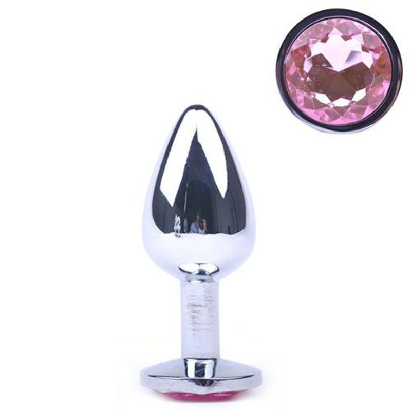 LUST - Plug Acostumbrador Anal Metálico Con Joya