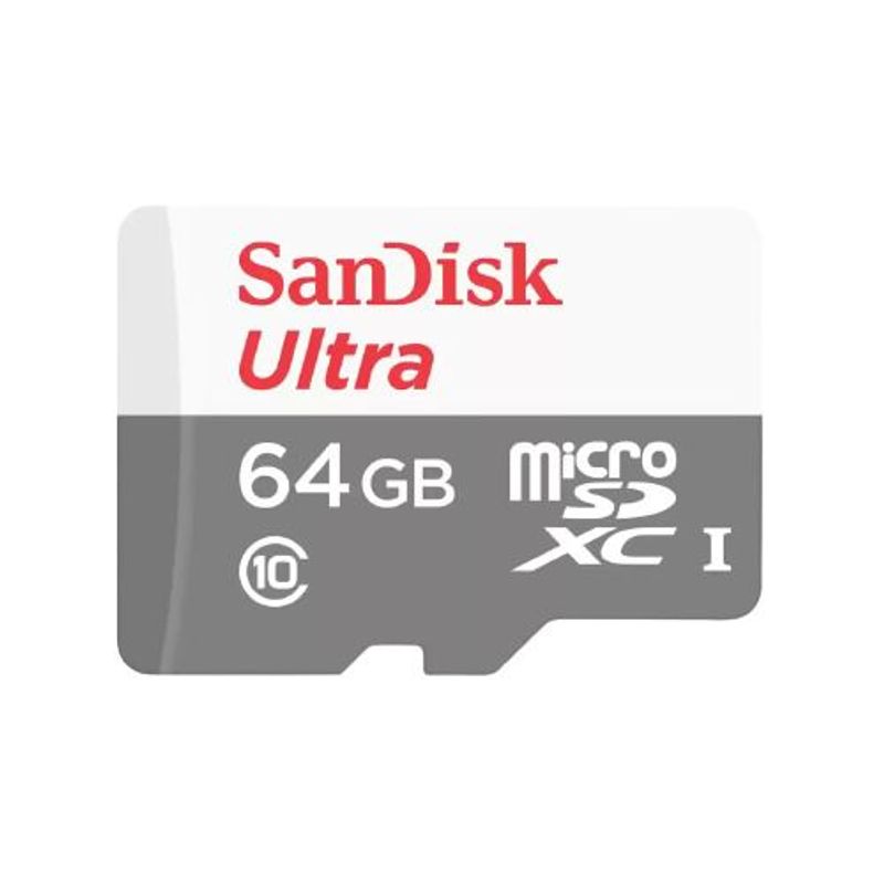SANDISK - Memoria MicroSD SanDisk Ultra UHS-I 64GB con Adaptador SD.