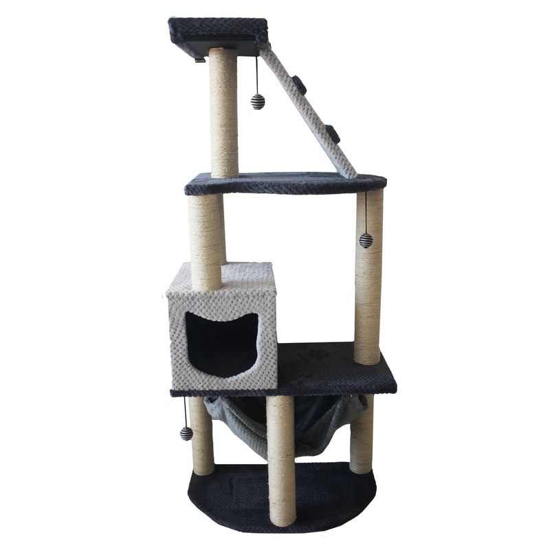 MAOS - GIMNASIO PARA GATO PESCADO  ESGRISES
