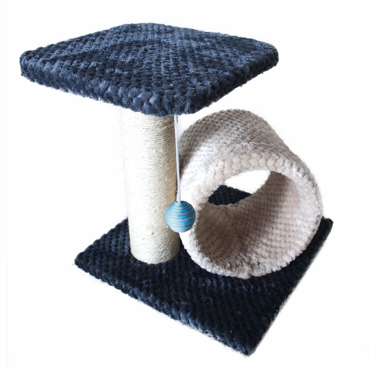 MAOS - RASCADOR GATO TUNEL - PETROLEO BEIGE
