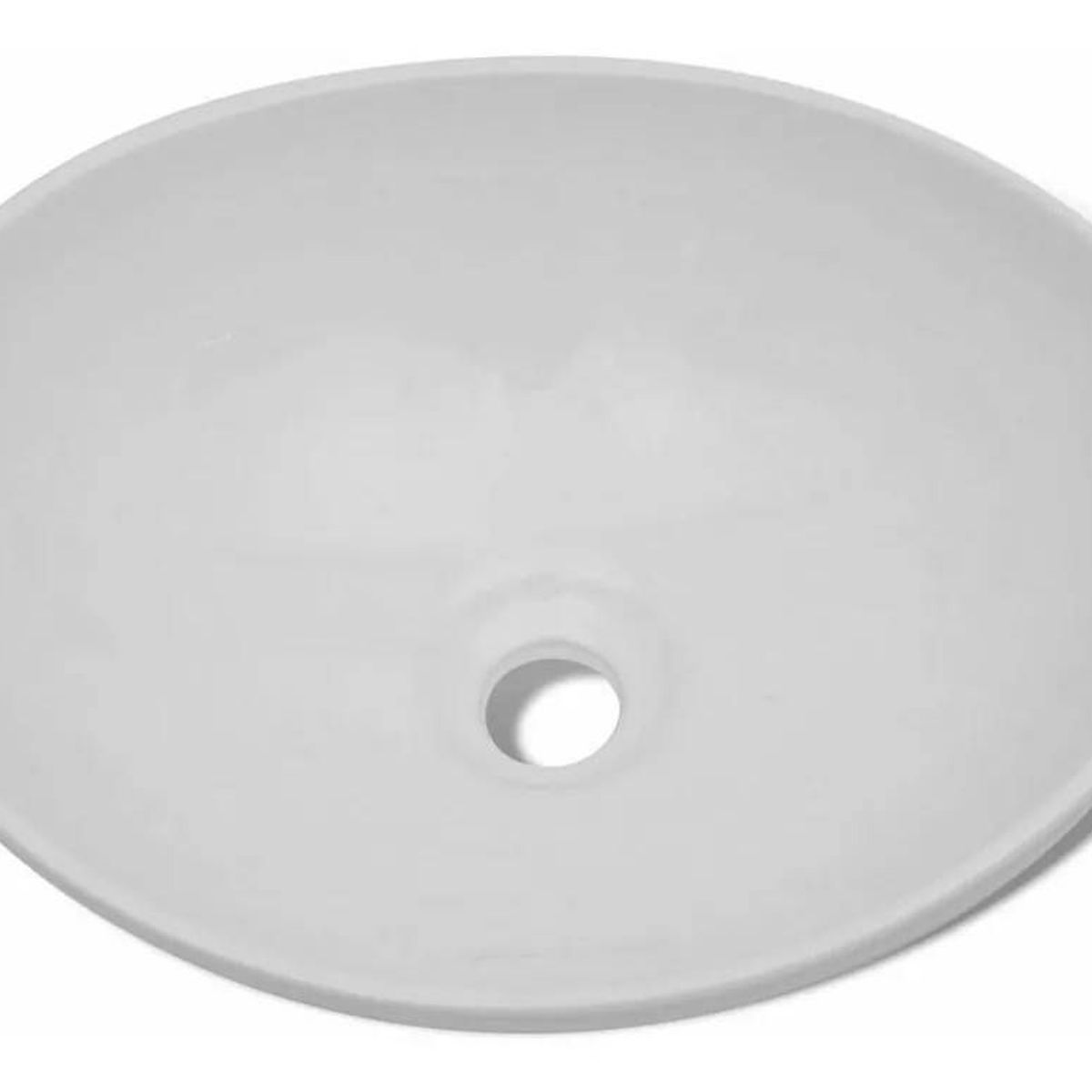 GENERICO - Lavamanos Blanco Canoa Porcelana