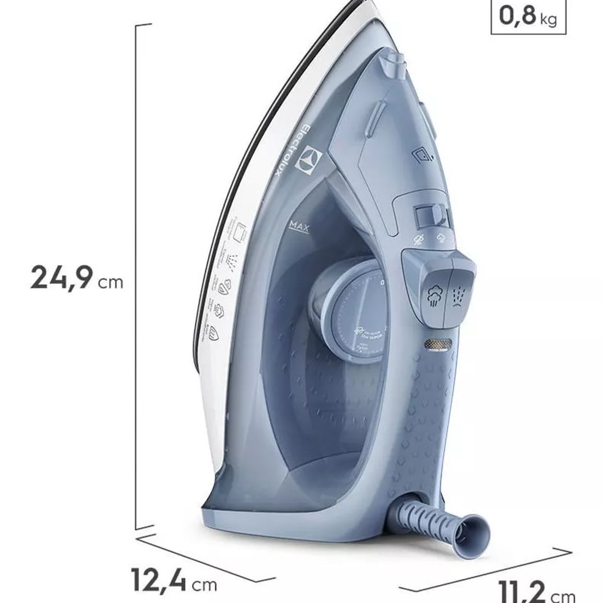 ELECTROLUX - Plancha de Ropa a Vapor y Seco Electrolux Vapor Vertical Lila ESI10
